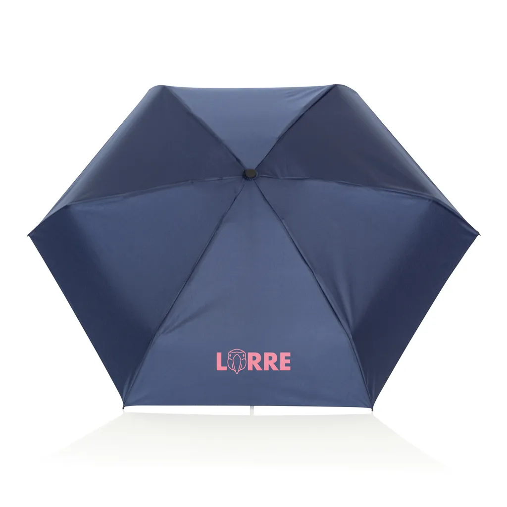 19,5“manueller Super-Mini-Schirm aus Aware™ rPET 190T Pongee, navy blau – Bild 5