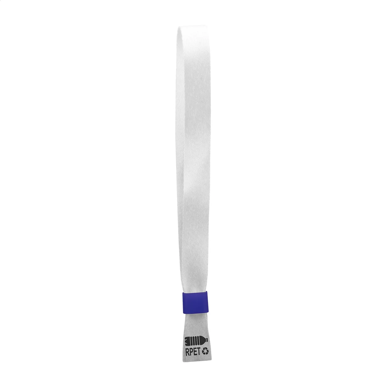 Individuelles Festival-Armband SuboWrist RPET, blau, weiß – Bild 2