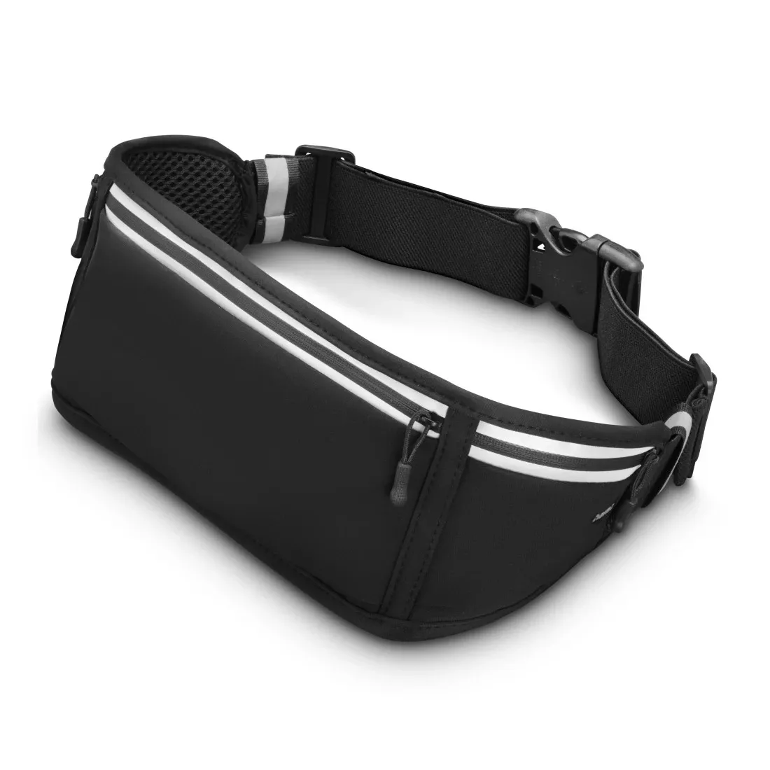 Hama Handy-Bauchtasche, Laufgürtel zum Joggen, Schwarz – Bild 3