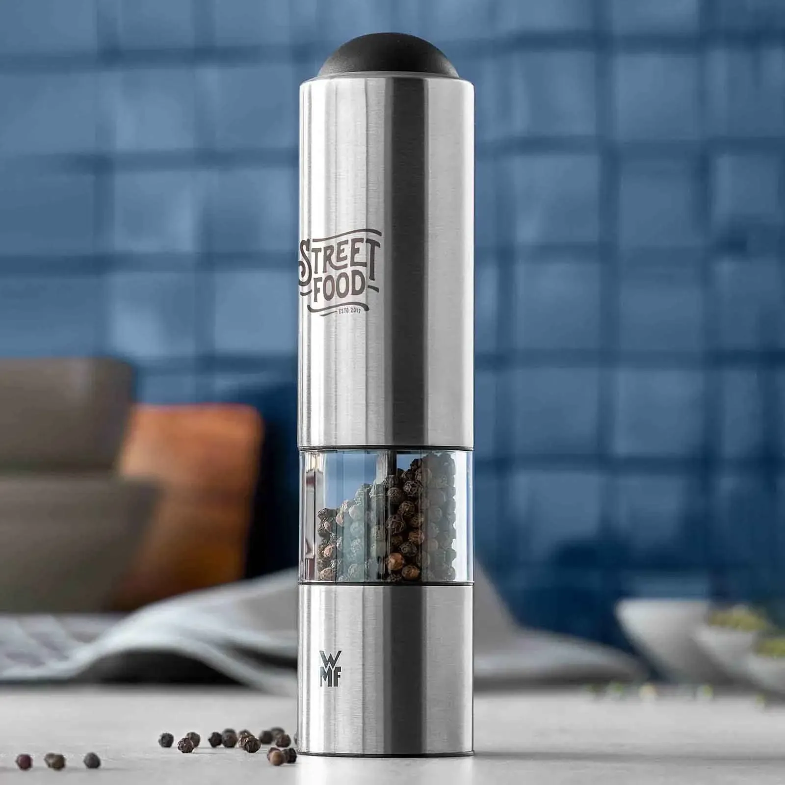 WMF Elektrische Mühle, Silber – Bild 9
