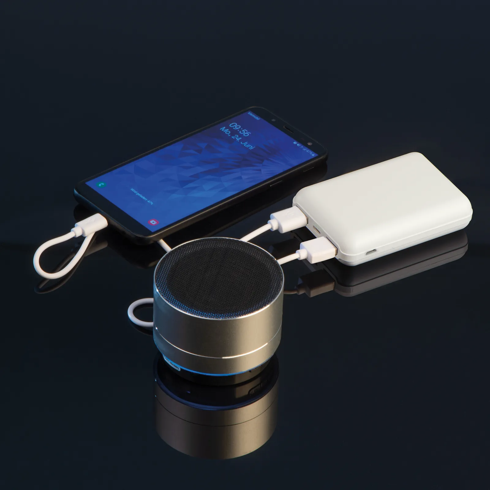 Powerbank 10.000 mAh Kilis, weiß – Bild 3