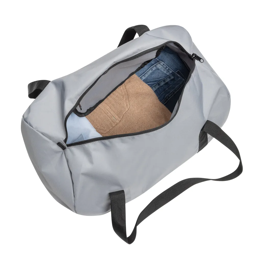 Dillon AWARE™ RPET faltbare Sporttasche, grau – Bild 4