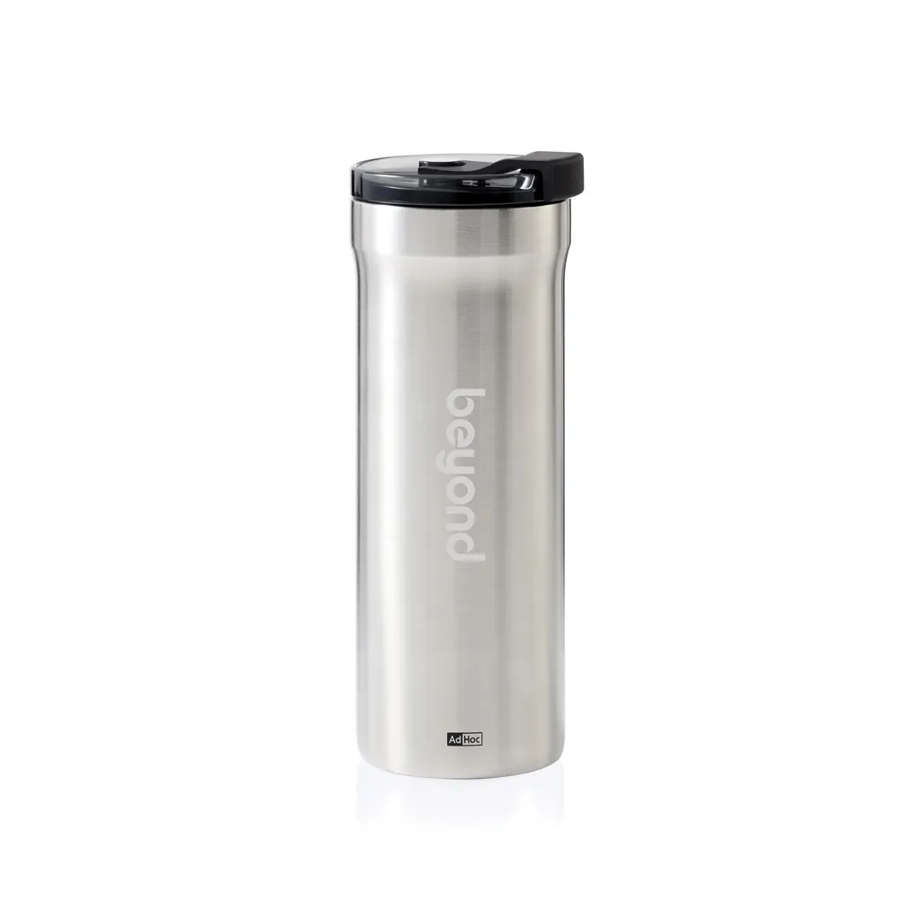 AdHoc Thermobecher Pulse, Silbergrau – Bild 10