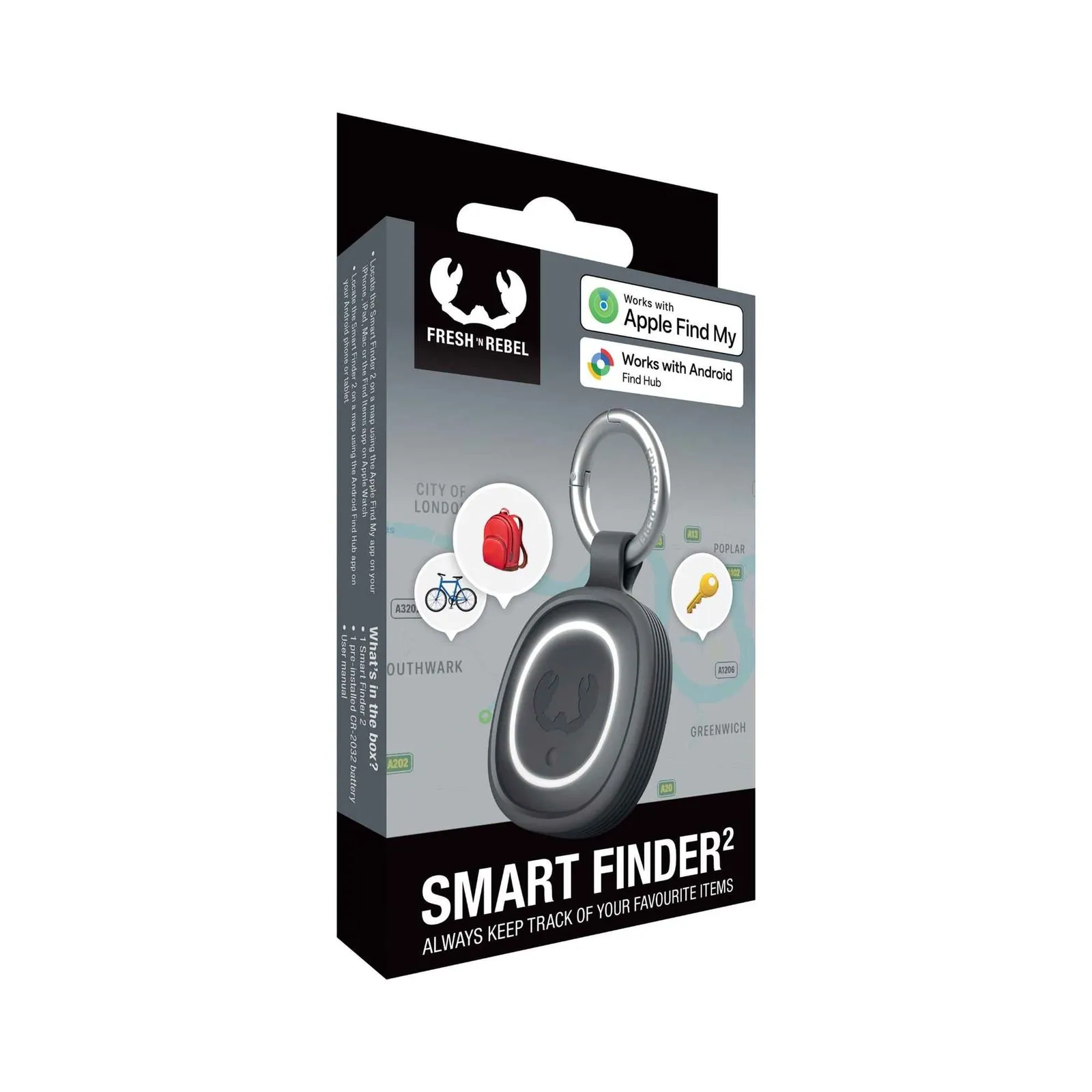 Fresh 'n Rebel Smart Finder 2, Sturmgrau – Bild 3