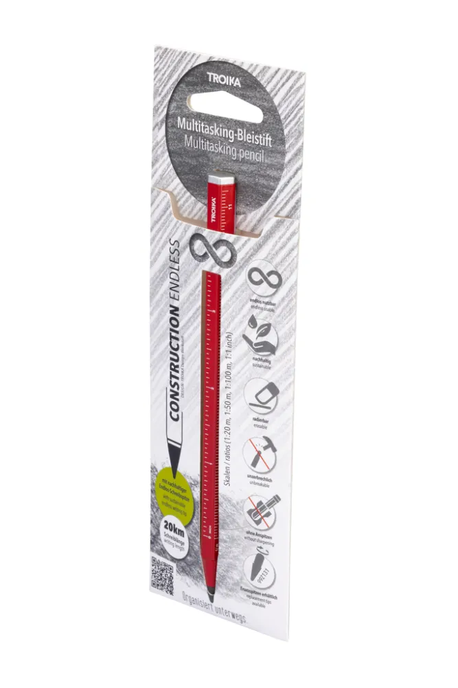 Multitasking-Bleistift CONSTRUCTION ENDLESS rot, rot – Bild 6