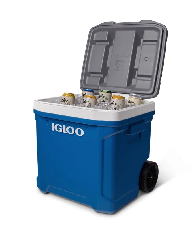 Igloo Latitude 60 Kühlbox mit Rollen 56L, Blau – Bild 2