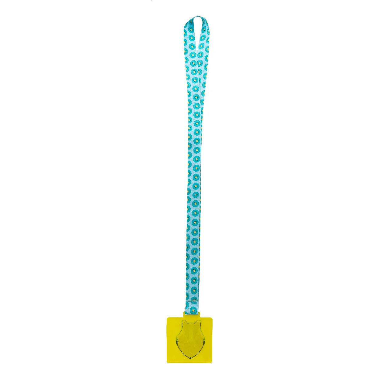Individuelle Medaille Subdal Colour Square, gelb/transparent – Bild 3
