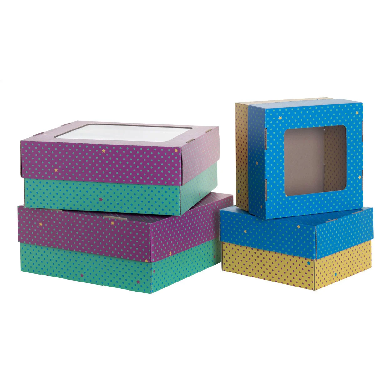 Geschenkbox CreaBox Gift Box Window S, weiß – Bild 3