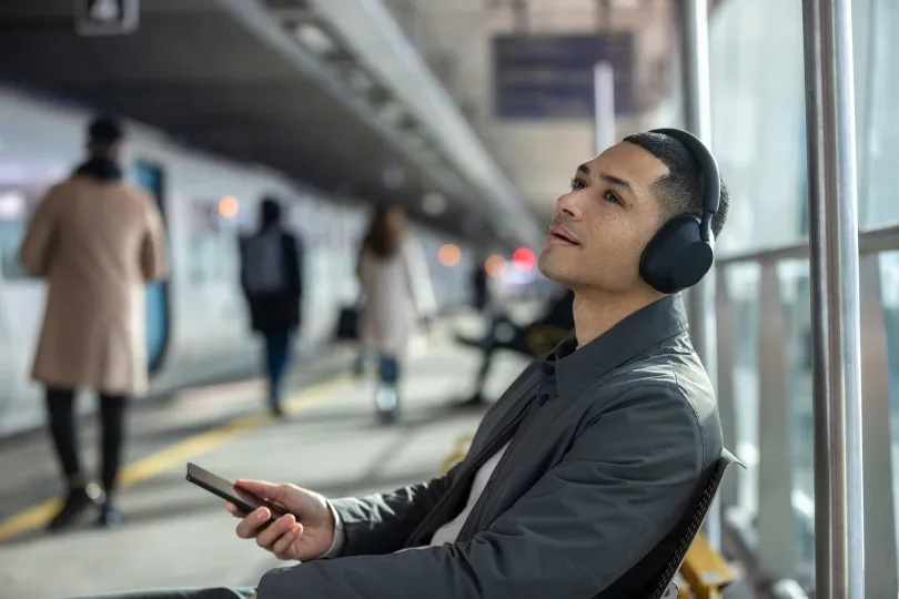 SONY WH-1000XM5 Kabelloser Kopfhörer mit Geräuschunterdrückung, Schwarz – Bild 2