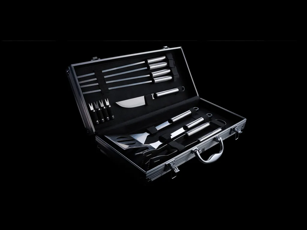 Grillset Profi, silber – Bild 2