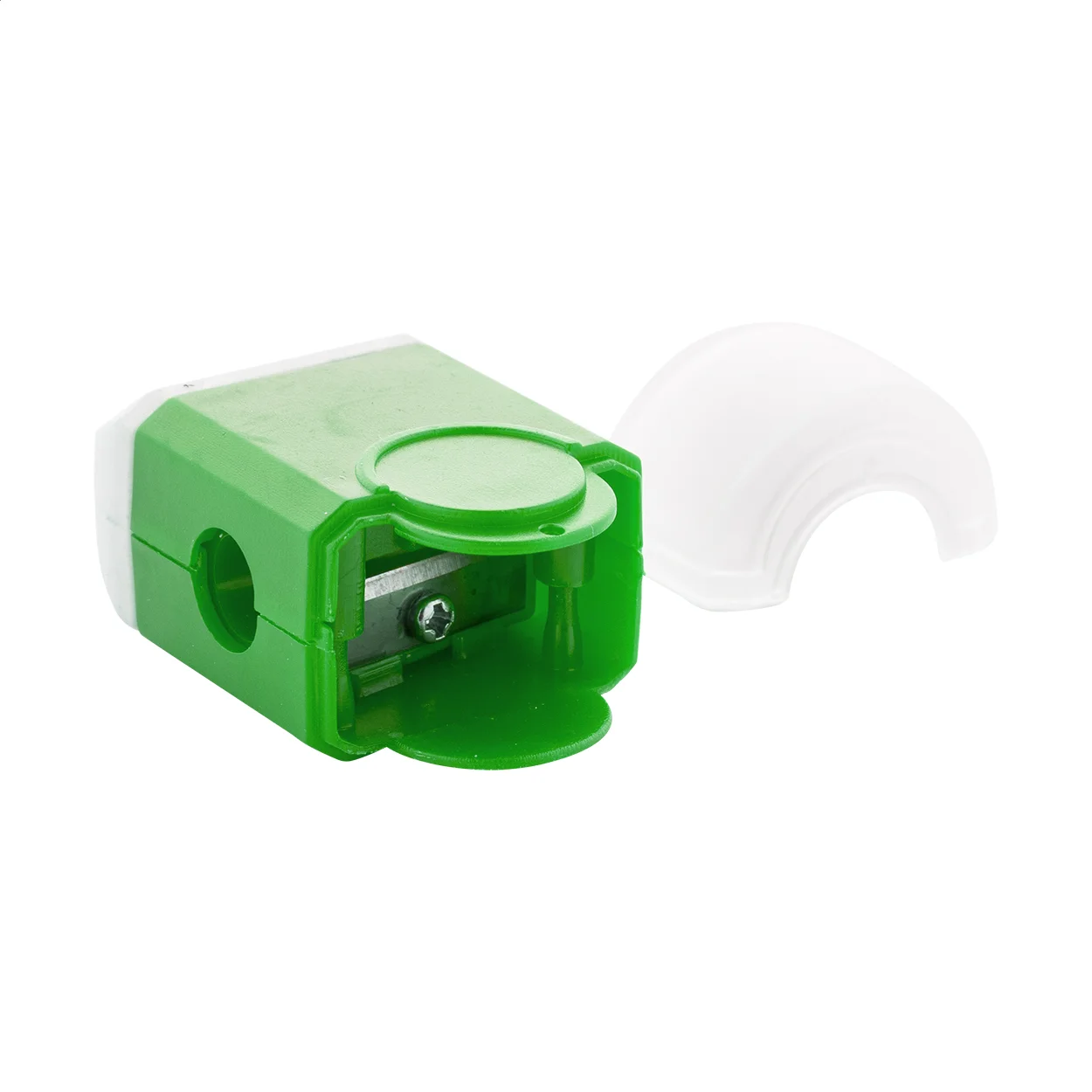 Radiergummi und Spitzer Pencix, grün, weiß – Bild 2