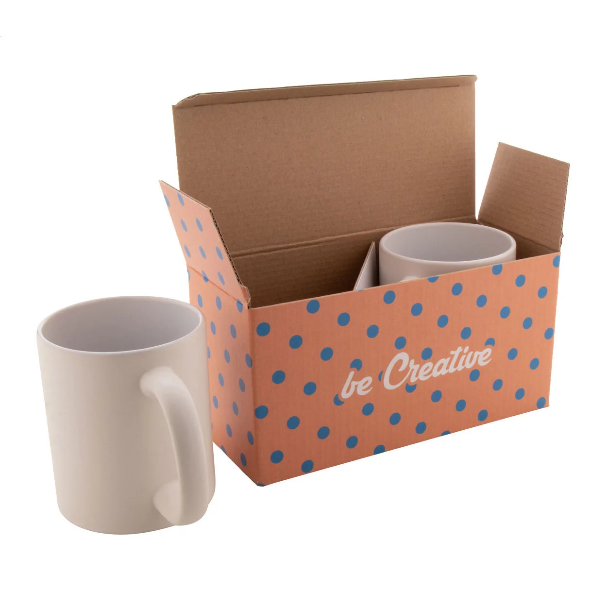 Individuelle Doppel-Tassenbox CreaBox Mug Double, weiß – Bild 13