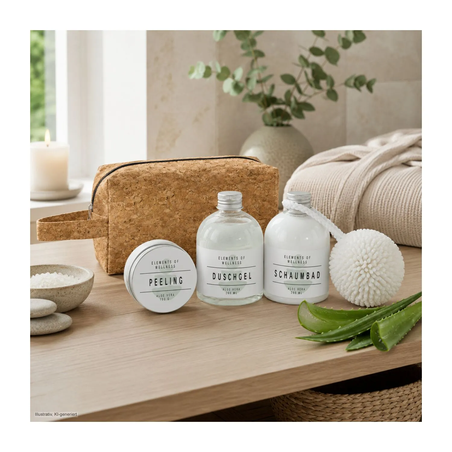 Wellness-Geschenkset: Relax to Go, grün – Bild 10