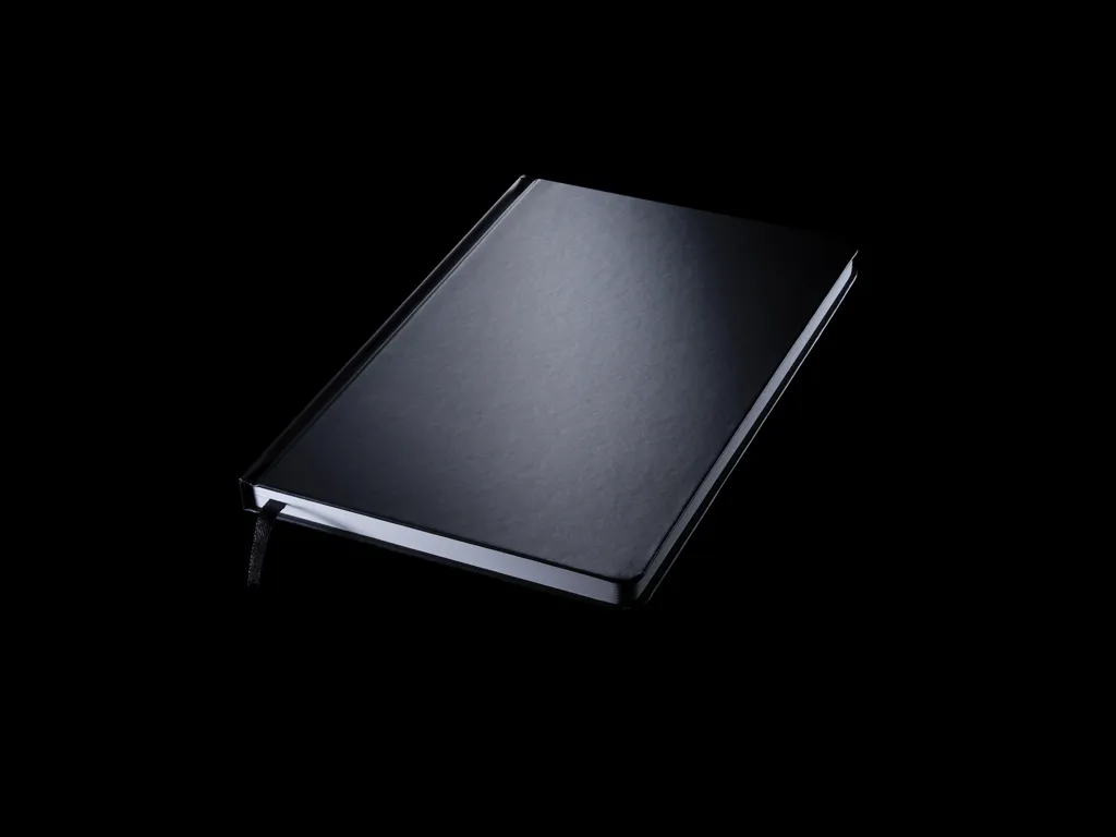 Impact Softcover A5 Notizbuch mit Steinpapier, schwarz – Bild 6