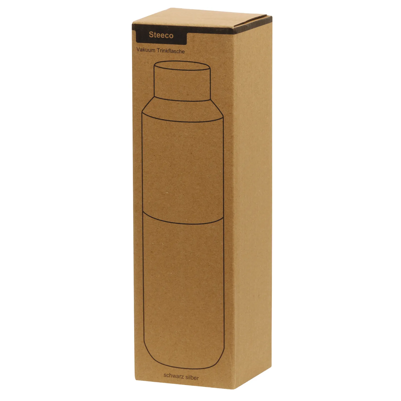 STEECO - Vakuum-Isolierflasche, schwarz – Bild 8