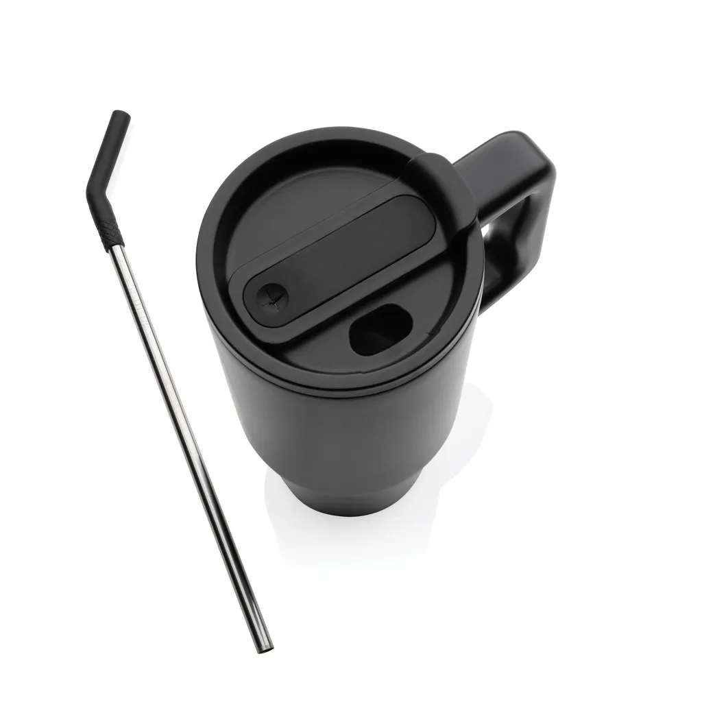 Embrace Deluxe Becher aus RCS recyceltem Edelstahl 900ml, schwarz – Bild 3