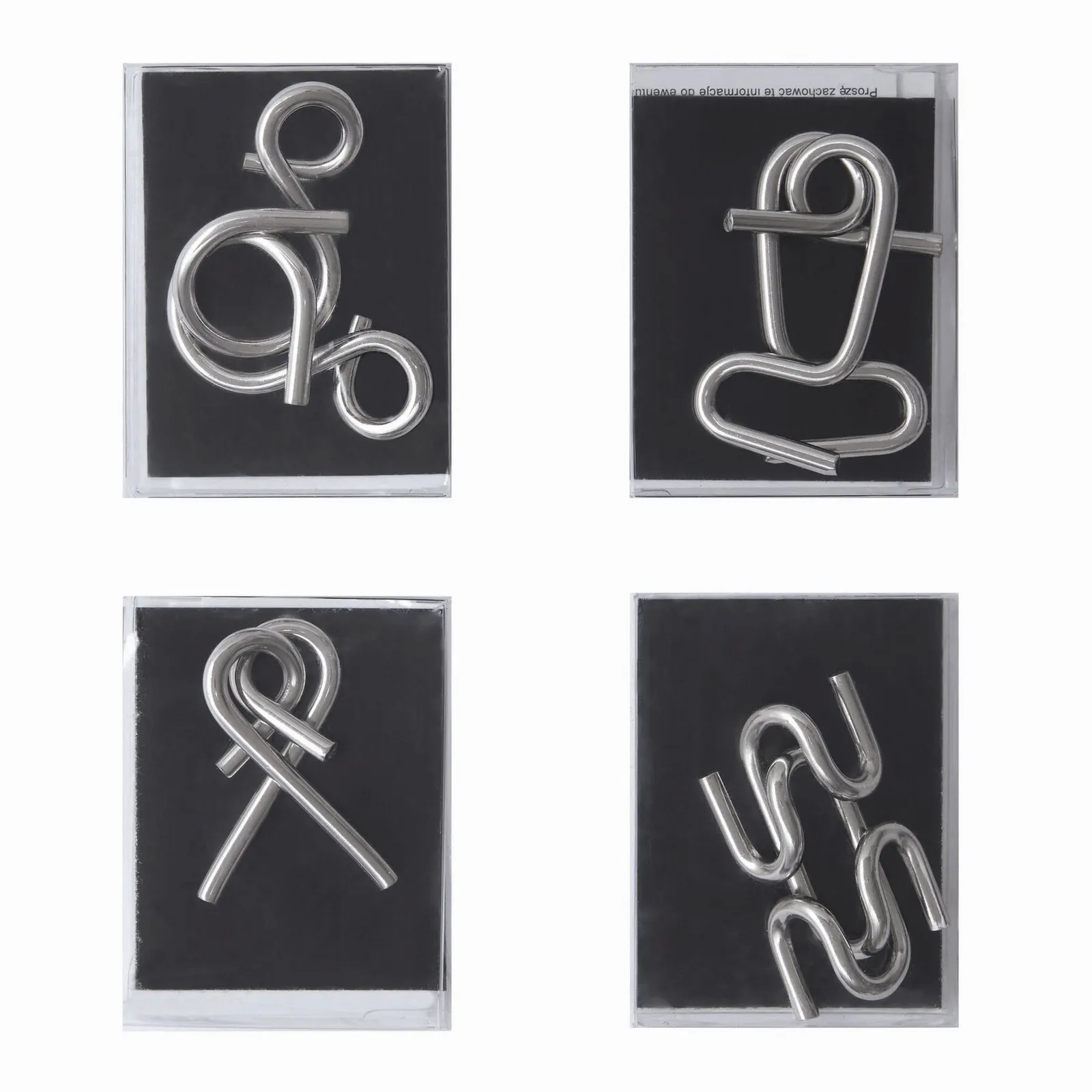 CLEVER CONCEPTION - Knobelspiele, 4-fach sortiert, Preis pro Stück silber, silber – Bild 2