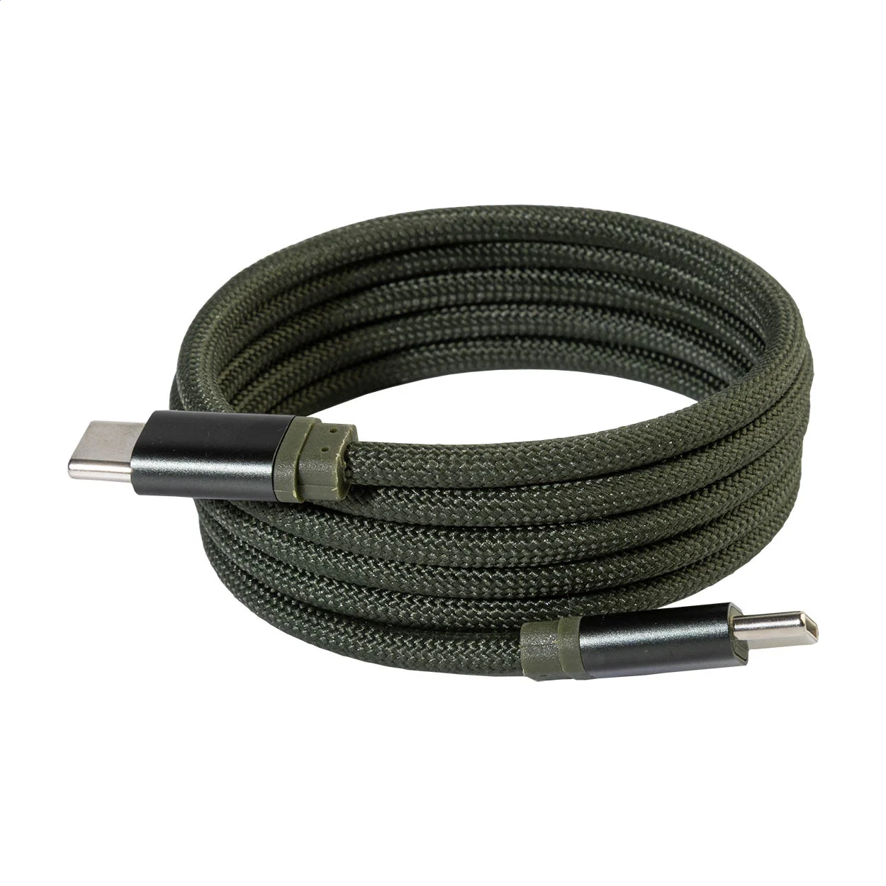 Magnetisches 60W USB-C-Kabel Magsle, dunkelgrün – Bild 3