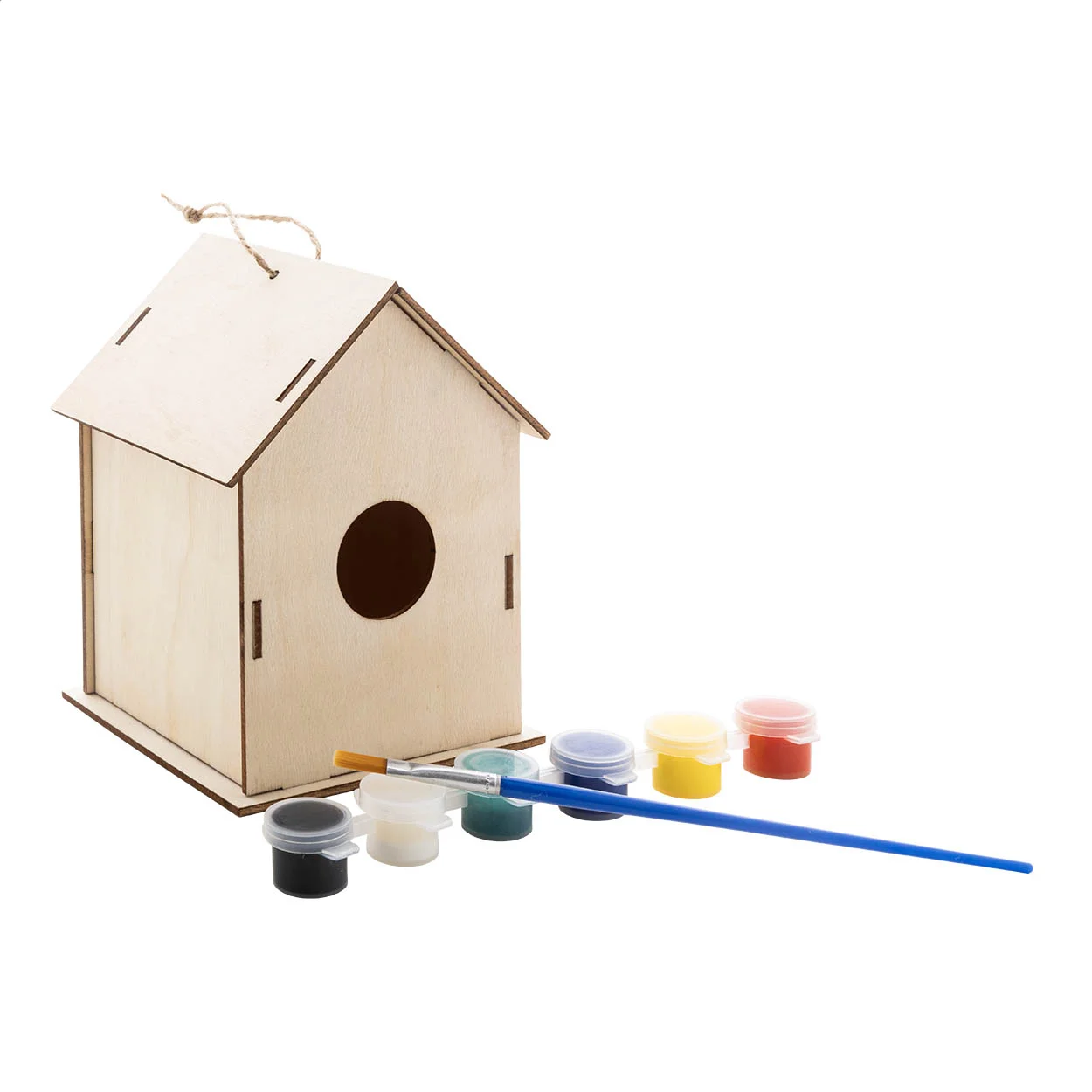 DIY Vogelhaus Titmice, natur – Bild 4