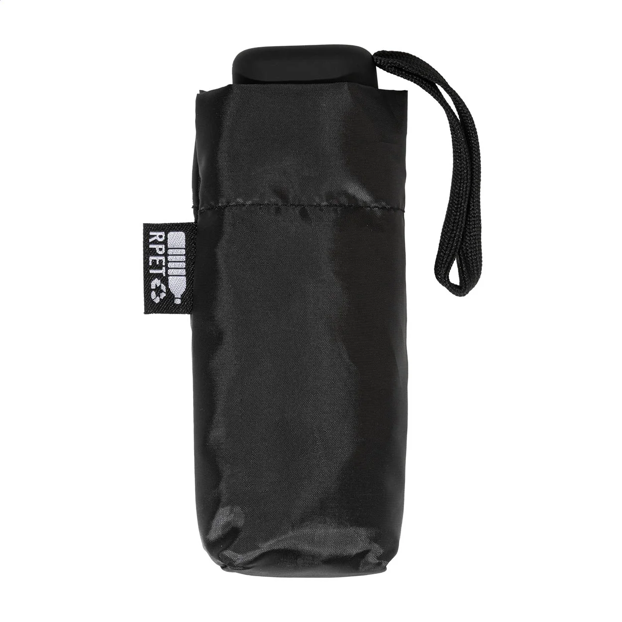 Mini-Taschenschirm Fractus aus RPET, schwarz – Bild 6