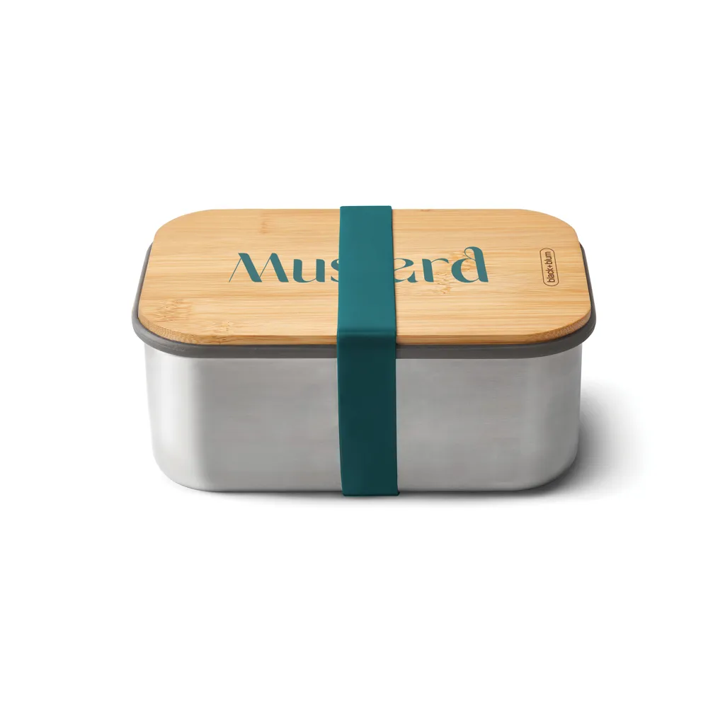 Black+Blum Stainless Steel Sandwich Box groß, turkis – Bild 5