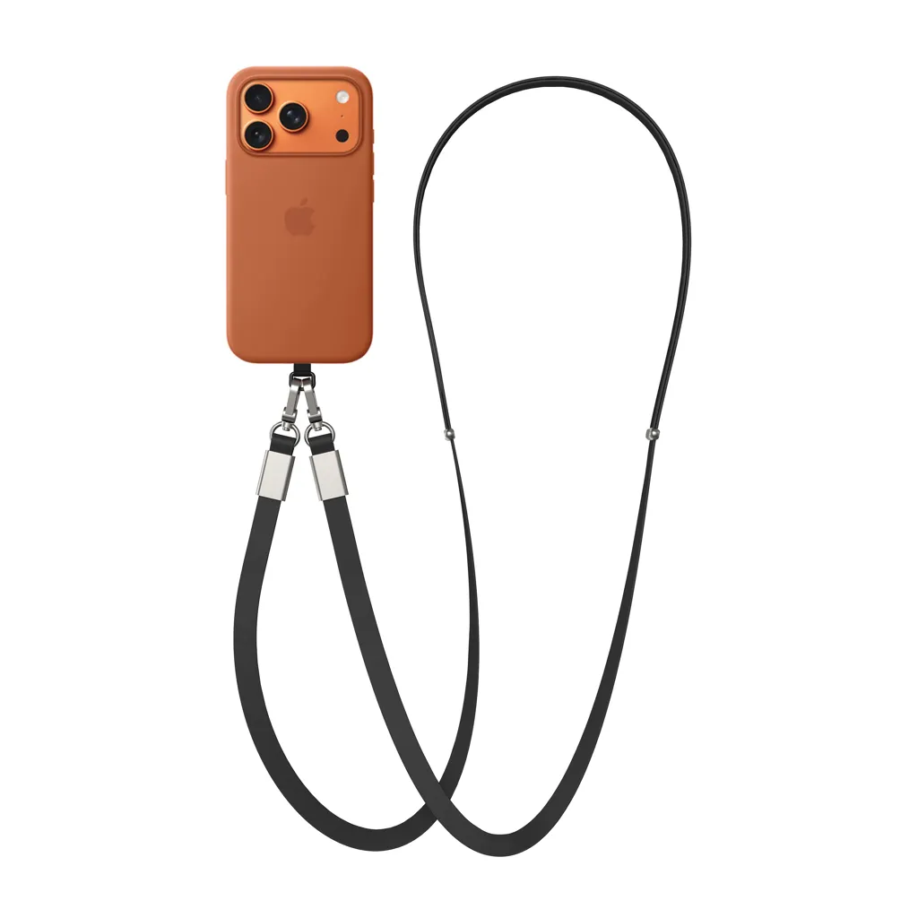 Nivo Crossbody-Handyband aus RCS recyceltem PET, schwarz – Bild 10