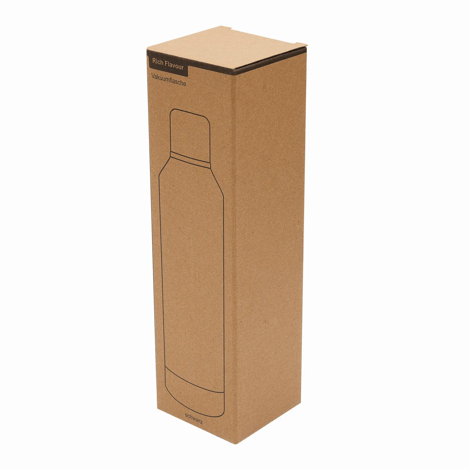 RICH FLAVOUR - Vakuum-Trinkflasche, schwarz – Bild 7