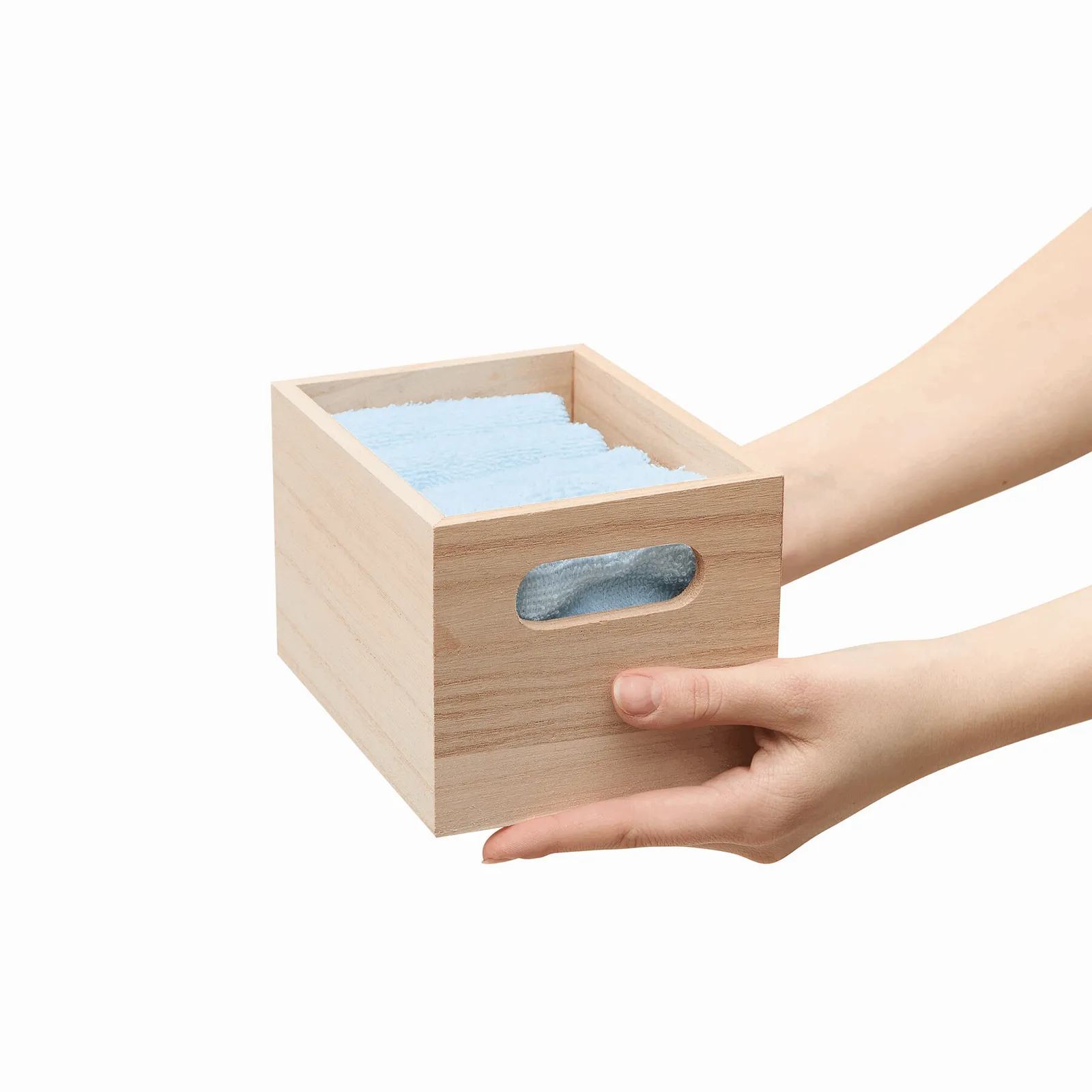 HOME HELPER - Gästetücher Set, hellblau – Bild 6