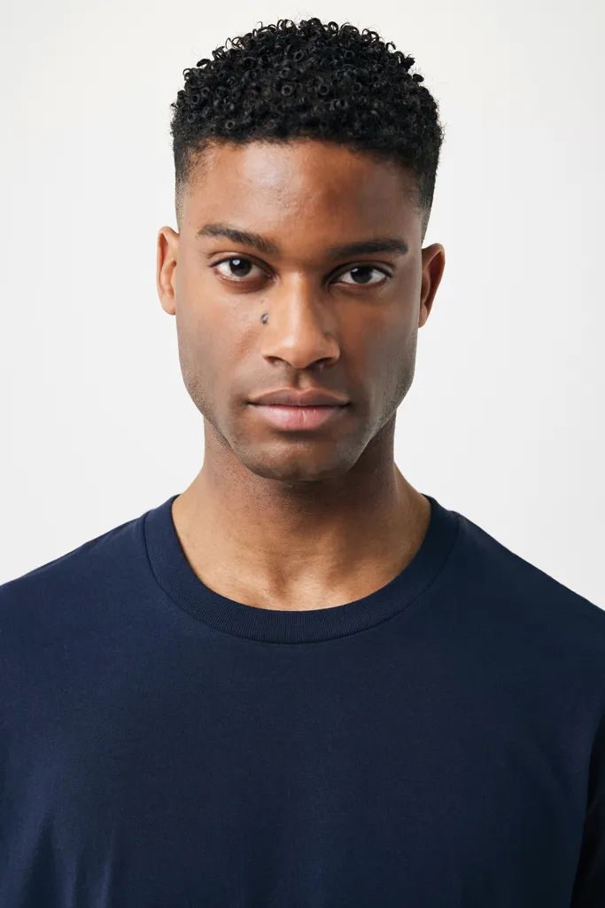 IQONIQ Teide T-Shirt aus recycelter Baumwolle, navy blau – Bild 7