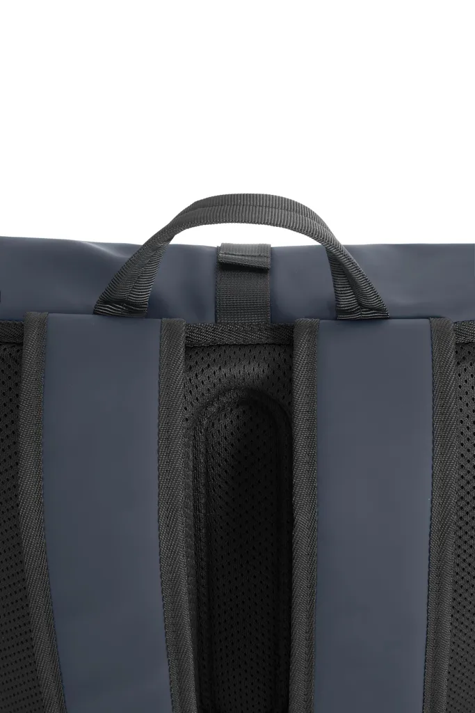Urban wasserabweisender Flap-Top Rucksack, navy blau – Bild 14