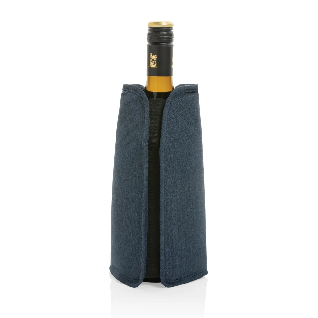 Vino AWARE™ rPET Weinkühler-Sleeve, navy blau – Bild 3