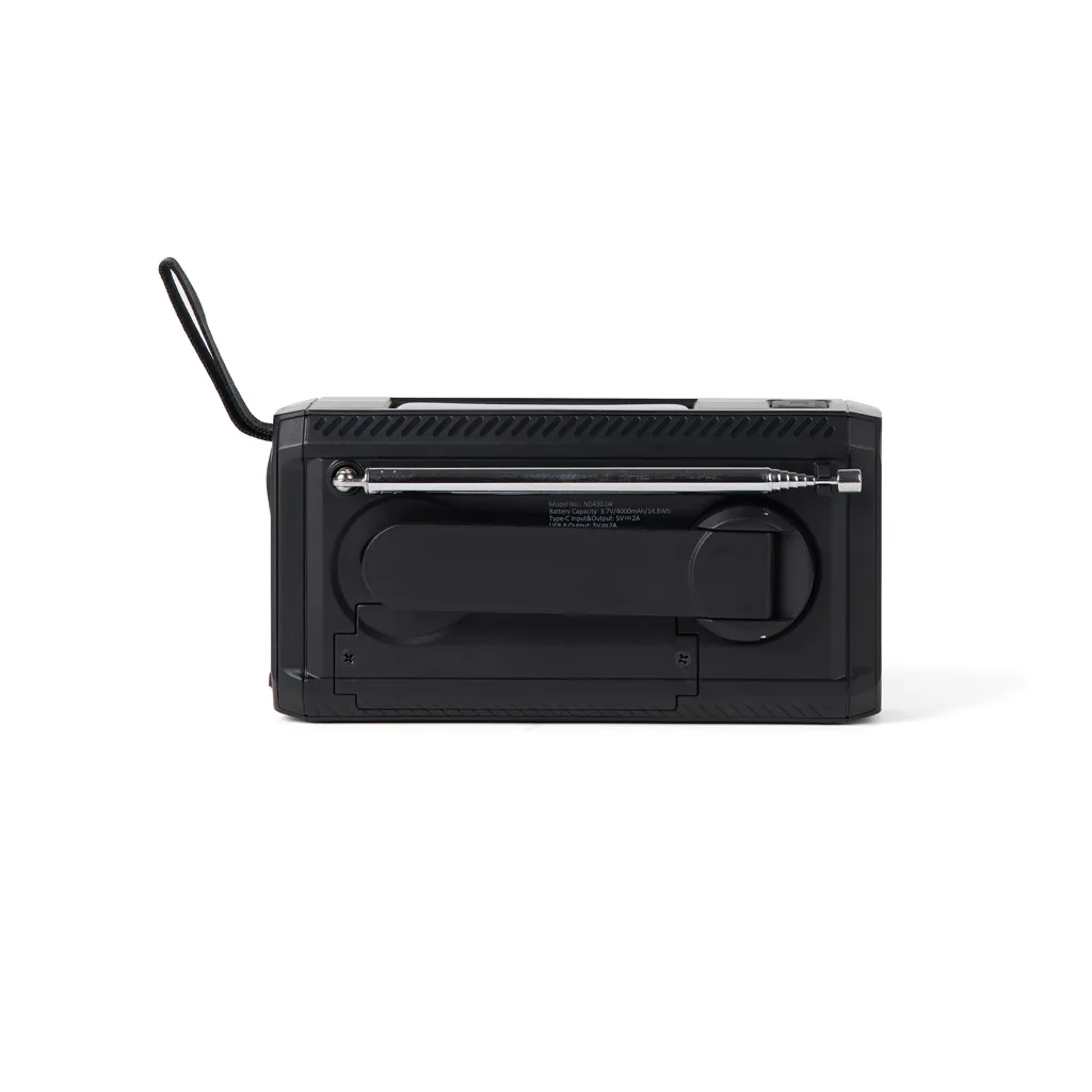 Nordic Drift Titan IPX4 multifunktionales Radio 4000mAh, schwarz – Bild 2
