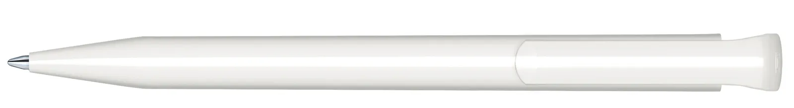 Super Hit Polished Druckkugelschreiber, Weiß – Bild 3