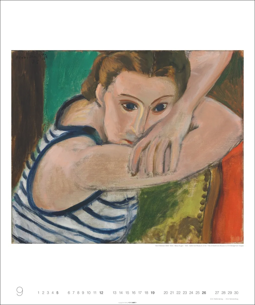 Henri Matisse Edition Wandkalender 2027 – Bild 10