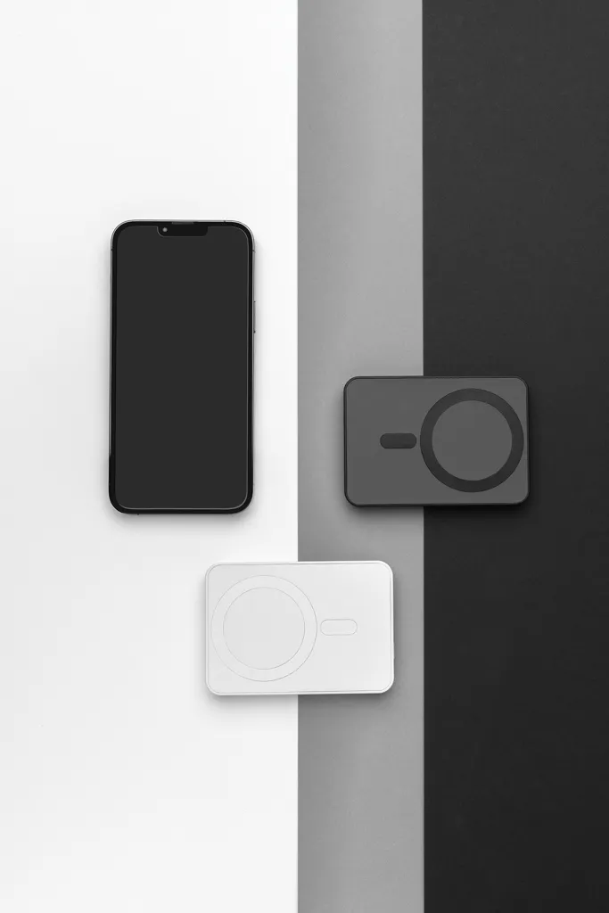 Magnetix 5.000mAh magnetische Powerbank aus RCS recycel. ABS, schwarz – Bild 7
