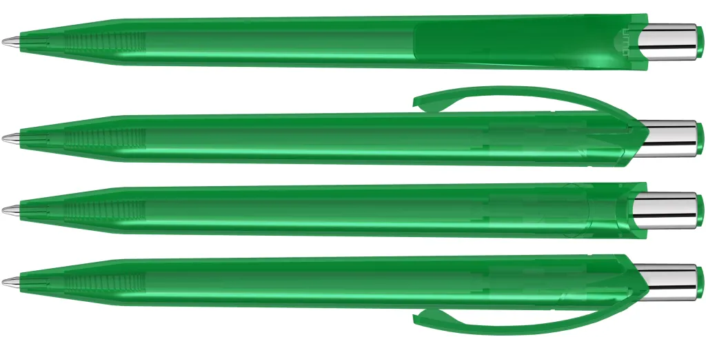 BEAT transparent Druckkugelschreiber dunkelgrün, dunkelgrün – Bild 2