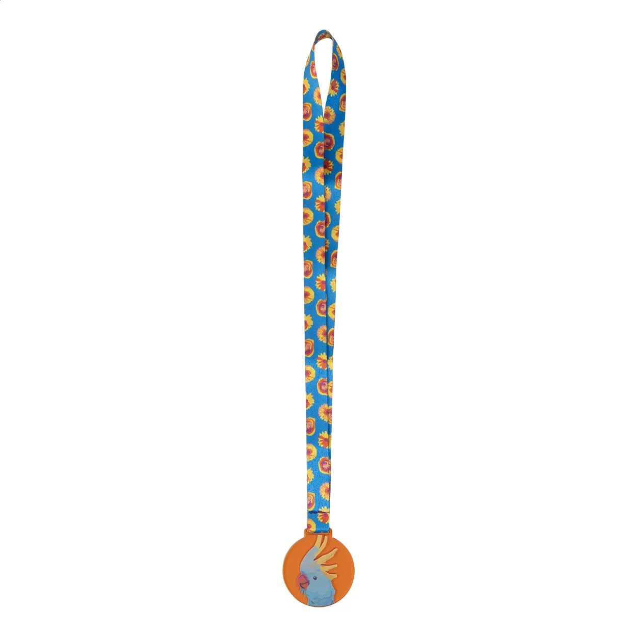 Individuelle Medaille Subdal Colour, orange/transparent – Bild 2