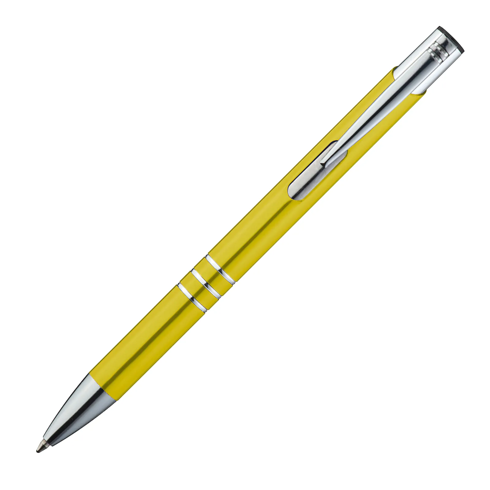 Metall Kugelschreiber Ascot, gelb – Bild 3