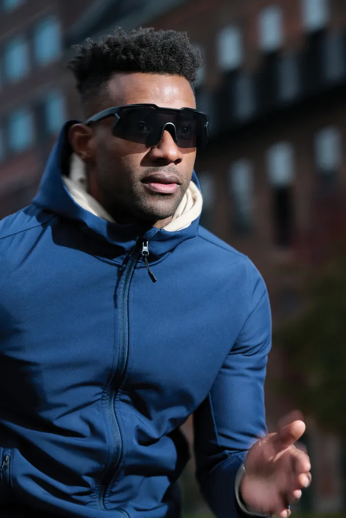 SproShield RCS Sportbrille mit polarisierten Gläsern, schwarz – Bild 5