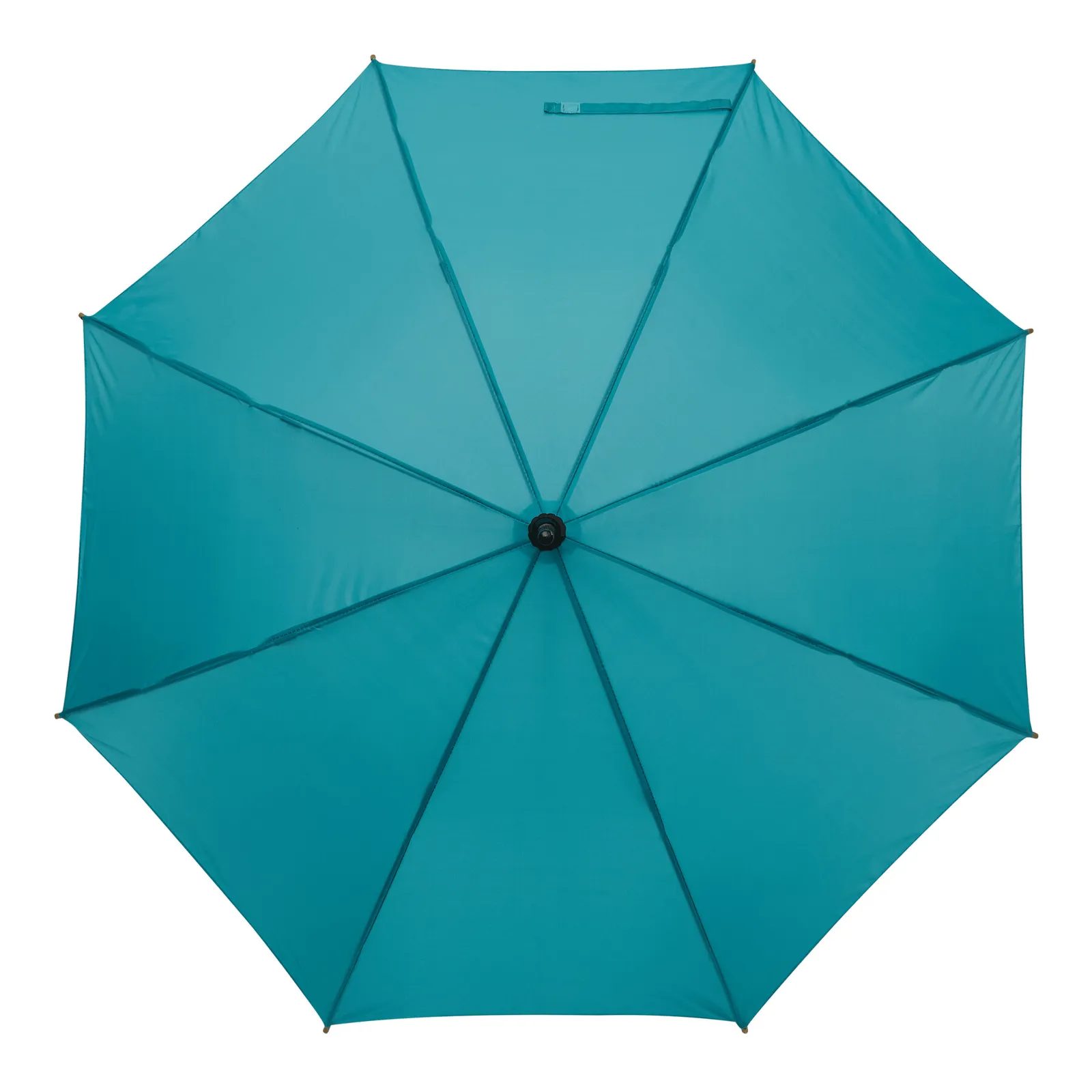 JAZZ Umbrella, Automatik-Holzstockschirm, petrol – Bild 2