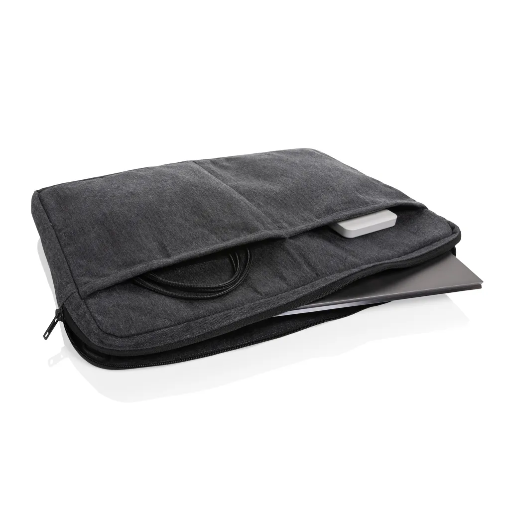 Laluka AWARE™ 15,6" Laptoptasche aus recycelter Baumwolle, anthrazit – Bild 2
