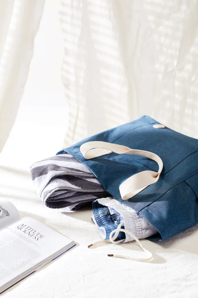 VINGA Sortino Strandtasche, blau – Bild 7