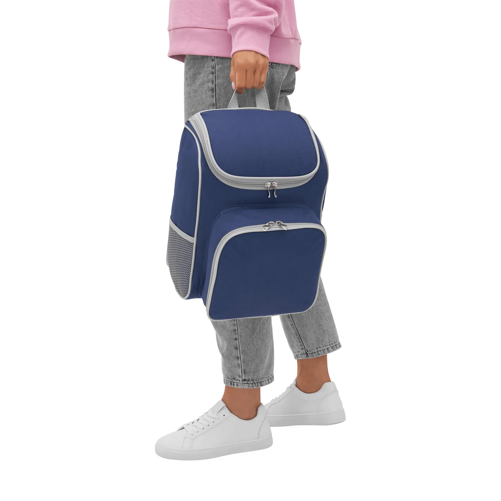 OUTSIDE - Picknick-Rucksack, blau, grau – Bild 12