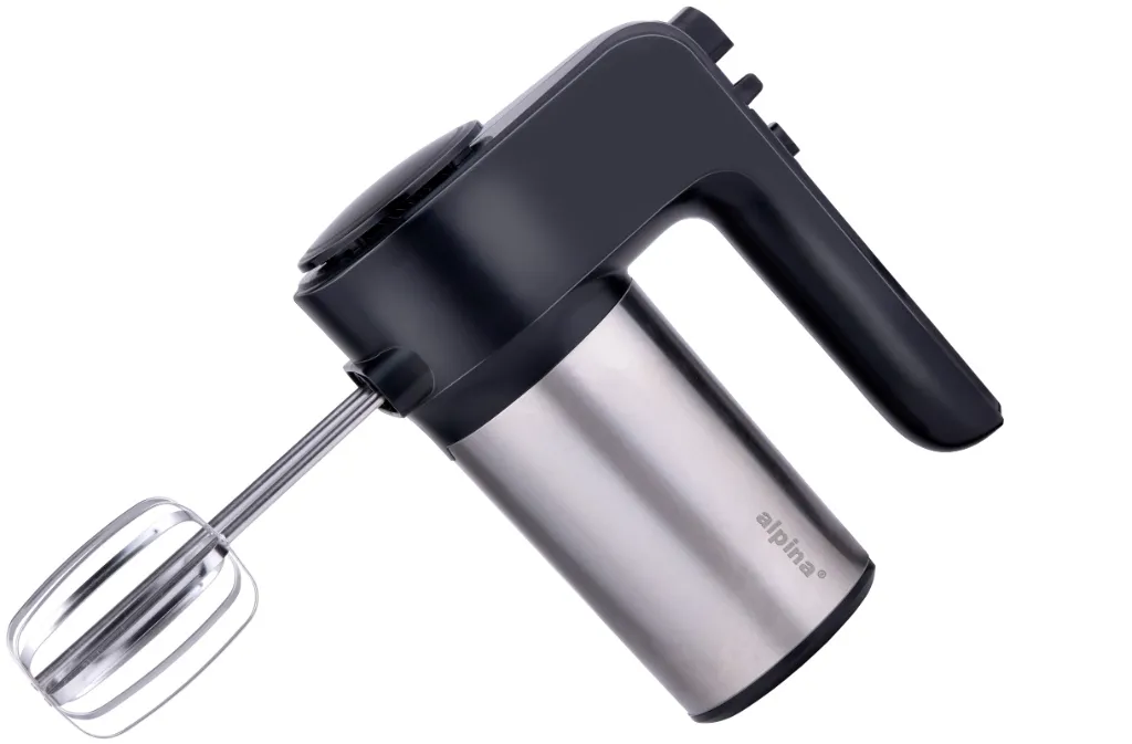ALPINA Handmixer 230V 400W mit 6 Geschwindigkeitsstufen, Silber – Bild 2