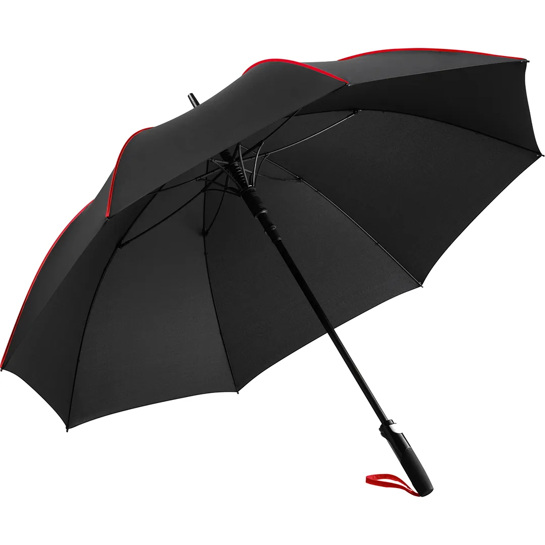 AC-Midsize-Stockschirm FARE® Seam, schwarz-rot – Bild 3