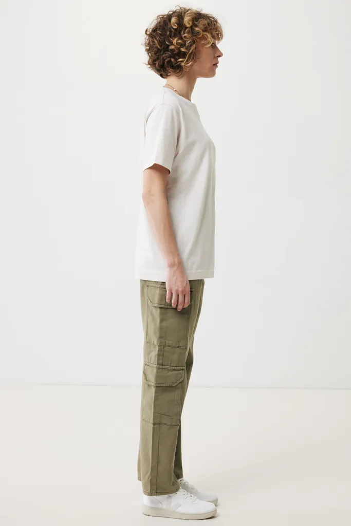 IQONIQ Kakadu relaxed T-Shirt aus recycelter Baumwolle, ivory white – Bild 7