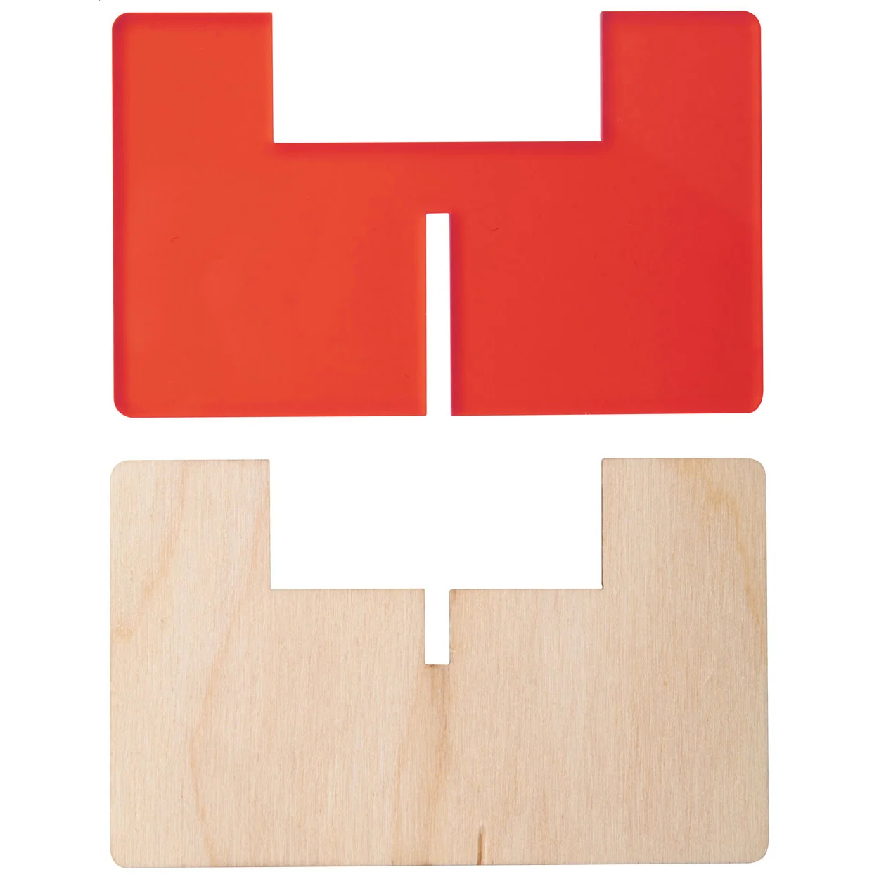 Teelichthalter Candix, rot/transparent – Bild 2