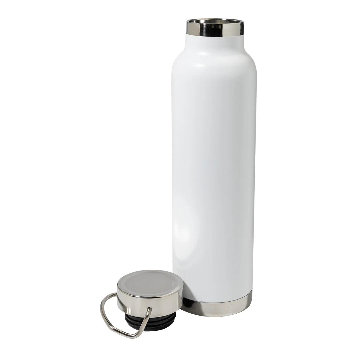Kupferisolierte Thermoflasche Cuppar, weiß – Bild 2