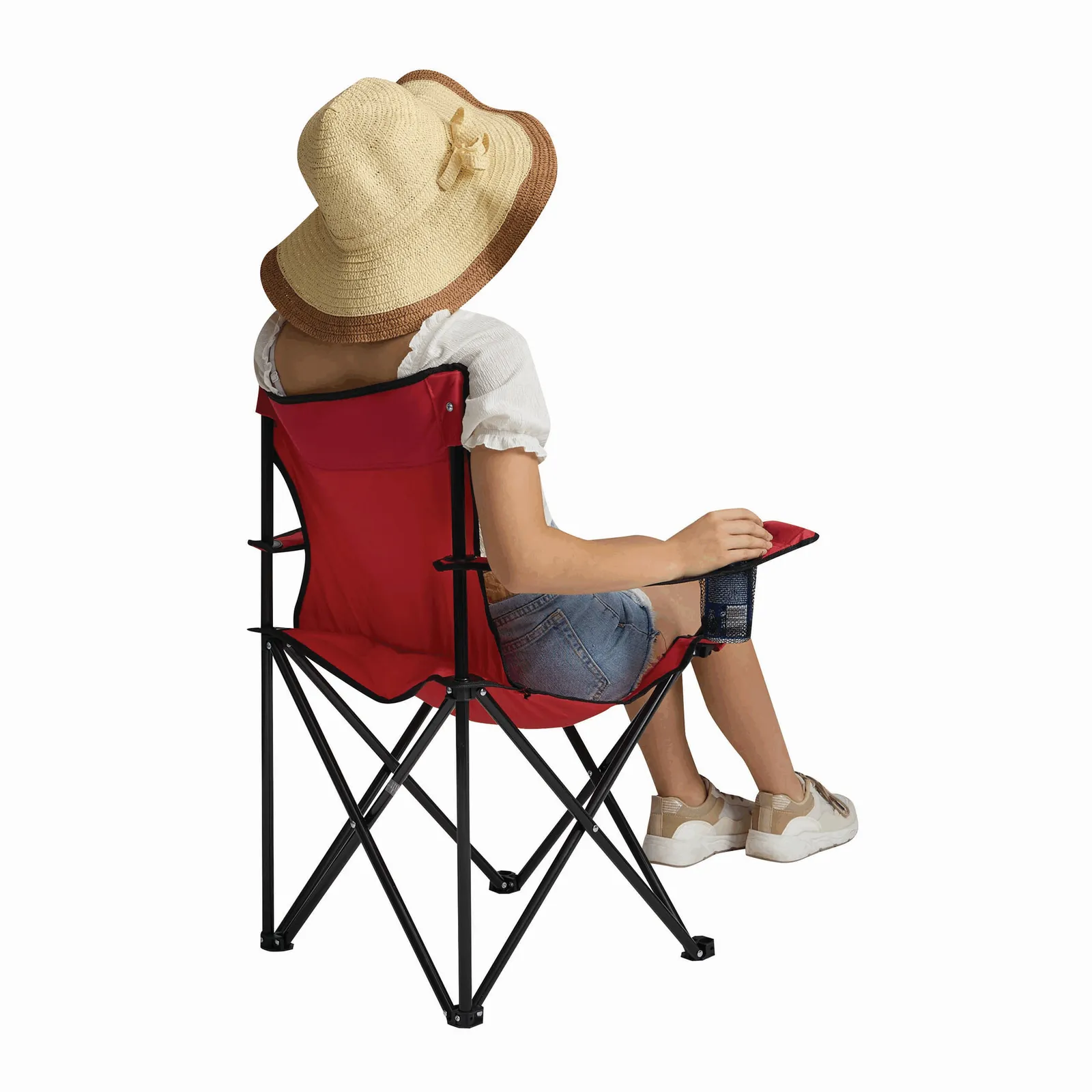 SUNNY DAY - Strand- und Campingstuhl, rot – Bild 8
