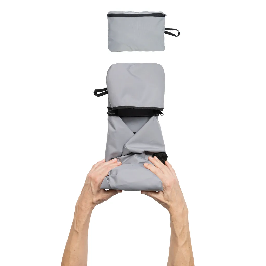 Dillon AWARE™ RPET faltbare Sporttasche, grau – Bild 5